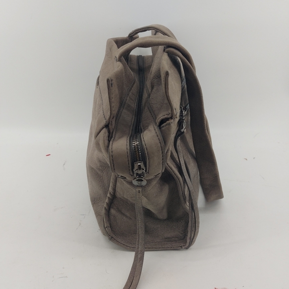 Hobo Vintage Hide Khaki 'seeker' Leather Shoulder Hand Bag - Picture 2 of 9